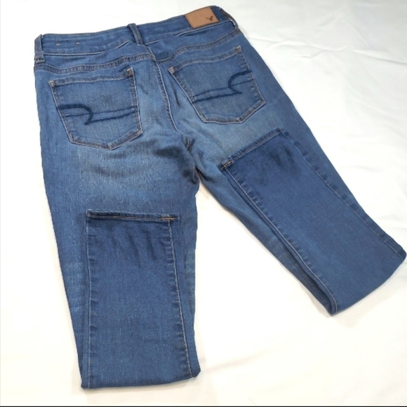 American Eagle Classic Blue Skinny Jeans - Picture 2 of 10